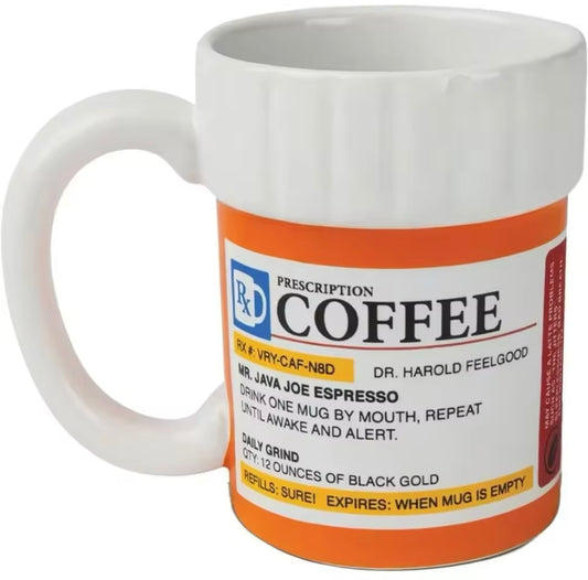 كوب وصفة طبية للقهوة Prescription COFFEE Cup