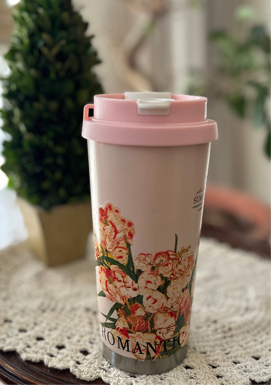 مق الورود الأنيق Elegant flowers mug