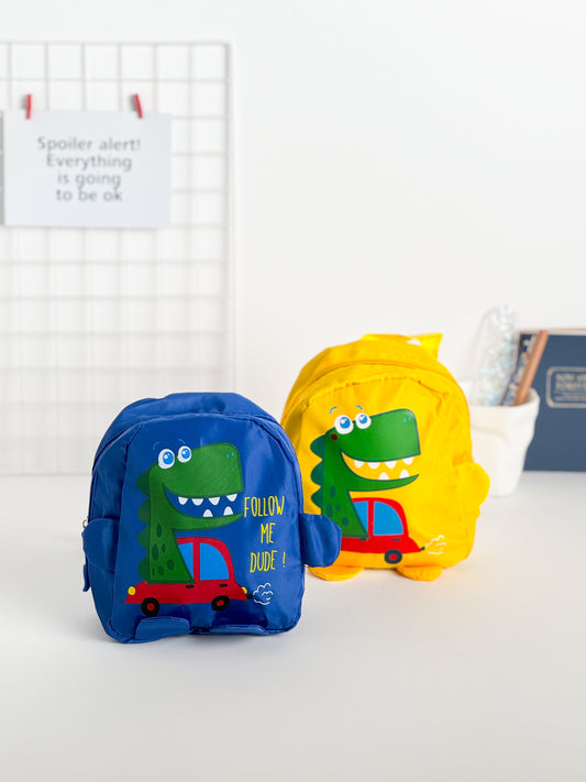 Mini Dinosaur Backpack Snack Bag شنطة ظهر صغيرة للرضع بلونين